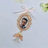 Rose Gold Bouquet Photo Charm, Bouquet Charm, Memory Charm, Bridal Charm, Keepsake Charm, Photo Bouquet Charm, Memorial Charm - ELOISE R1