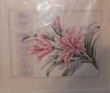 Elsa Williams Lily Branch Needlepoint Kit Persian Wool Yarn Floral
