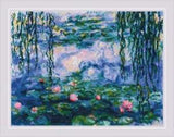 Water Lilies - after Monet - Riolis Counted Cross Stitch Kit w/14 Ct. Aida New