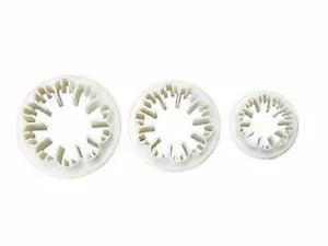 Carnation Flower Cookie Fondant Gum Paste Cutter 3 pc Set NEW