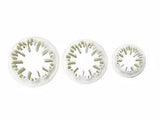 Carnation Flower Cookie Fondant Gum Paste Cutter 3 pc Set NEW