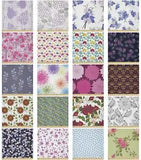 Ambesonne Floral Theme Microfiber Fabric by The Yard for Arts and Crafts