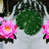 Garden Floating Flower Decoration Floating Pond Plant Artificial Lily Leaves
