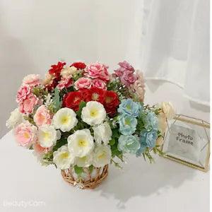 30 cm 8 Camellia Peony Artificial Bouquet Artificial Flowers Home Decoration