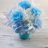 Handmade soap flower arrangement/bouquet  "Blue"