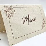 Personalized Seed Paper Card Seed Paper Gift Flower Seed Card Gift Garden Gift for Gardener Card for Gardener Gift Outdoor for Her Outdoor