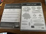 Stampin Up Lovely Lily Stamp set and Lily Pad die set