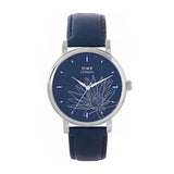 Toff London TLWS-17669 Ladies Grey Water Lilies Flower Watch