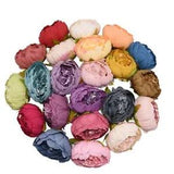 1/2/5/10Pcs 8cm Peony Flower Head Silk Artificial Flowers Wedding...