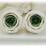 Ranunculus Earrings Stud or Clip On | Ranunculus Jewelry