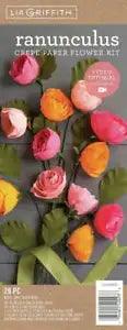 Crepe Paper Flower Kit  Ranunculus
