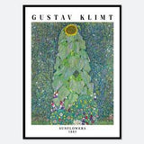 Gustav Klimt Sunflowers 1883 Vintage Exhibition Poster Art Print | Gustav Klimt Print, Gustav Klimt Poster, Gustav Klimt Painting #GK07B