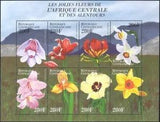 Central African Republic 2000 Orchids/Lilies/Flowers/Plants/Nature 8v sht b4222u