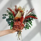 100% Natural Dried Flower Bouquet | Boho Home Decor Bouquet | 17" Floral