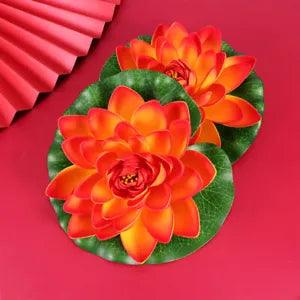 floating flowers Pool Lilly Pad Fake Water Lilies Fake Water Plants for Ponds