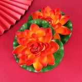 floating flowers Pool Lilly Pad Fake Water Lilies Fake Water Plants for Ponds