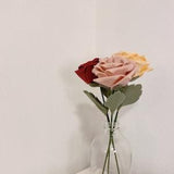 Small Handmade Felt Rose Stem - Gift, Present, Home Decor, June Birth Flower