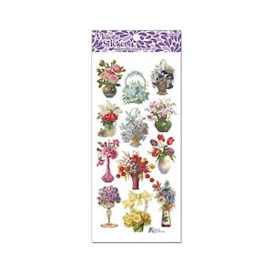 C24 Flower Vase Stickers