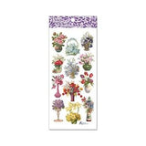 C24 Flower Vase Stickers