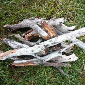 7 gray manzanita thick ends 5-6 in 5 thin 5-9 driftwood branches aquarium terrarium vivarium isopod air plants orchids garden crafts gecko