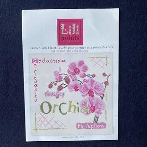 Lili Points Orchid Counted Cross Stitch Chart Lilipoints Floral