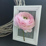 Pink Artificial ranunculus, Real touch ranunculus in a frame, Gorgeous decor, Table decor,Spring arrangement,Easter decor, Mother's Day gift