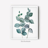 Bathroom wall art, Eucalyptus Art print, Botanical Leaf Art, Eucalyptus Print, Botanical Wall Art, Botanical Art Print, Eucalyptus Wall Art