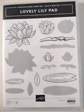 Stampin' Up! Lovely Lily Pad Stamp Set with Die Cuts New 8 Stamps and 8 Die Cuts