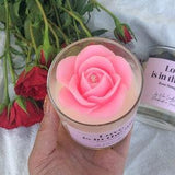 Rose Candle| Rose Bouquet Candle| Floral scented candle| Flower Candle| Bridal Gift| Unique Candle| Gift for her| Perfect gift