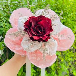 Eternal Rose Bouquet, Natural Flowers for Lasting Beauty, Dried flower Bouquet, Dried Rose Arrangements