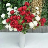 1pc Peony Artificial Flower Branch for Home Living Room Floral Arrangement Decor