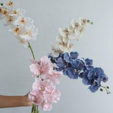 Realistic Phalaenopsis Orchid Long Stems, Artificial Butterfly Flower Craft, Living Room Floral Decor, Wedding Arrangement Centerpiece, Gift