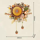 New Nordic Art Wall Flower Eternal Bouquet Botanical Collection Dried Flower Bui
