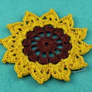 Easy Crochet Sunflower
