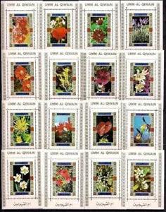 Umm Al Qiwain Flowers Lily Poppy Orchids Narcissus DeLuxe Plants DeLuxe MNH/1