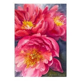 Peony watercolor painting flower painting original watercolor