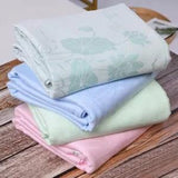 cool thin blanket air condiitioning bamboo fiber blankets throws soft water lily
