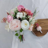 Dusty Pink Bridal Bouquet,Bridal bouquet, Bridal accessories, Wedding bouquet, Boho Bridal Bouquet,Rustic Boho Flower Bouquet