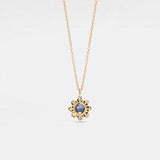PERIMADE Sunflower Projection Necklace ? Customized Memorial Photo Pendant ? Personalized Picture Inside Jewelry ? Trendy Best Friend Gift