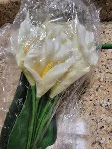 12 Calla Lily Artificial Flowers Plants Beauty Decorations Fake Faux NEW