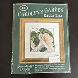 Calla Lily Serendipity Designs Carolyn's Garden 14ct Counted Cross Stitch Kit
