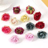 20pcs Artificial Peony 4cm Flower Head For Home Wedding Decoration DIY Accessory