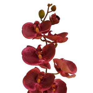 Real Touch Orchid Artificial Flowers for Floral Arrangement Bridal Bouquet Wedding Decor Winter Wedding Center Piece
