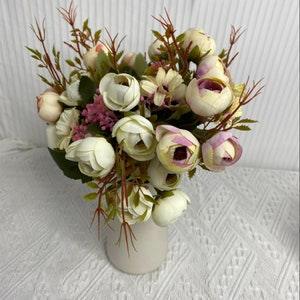 Artificial Peony Rose Silk Flower Bouquet, Handmade Flowers, Fake Flower, Home Decor, Wedding Flower Arrangements, Gifts For Her