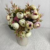 Artificial Peony Rose Silk Flower Bouquet, Handmade Flowers, Fake Flower, Home Decor, Wedding Flower Arrangements, Gifts For Her