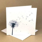 Plantable Eco-Friendly Seeded Card / Bluish-Black Dandelion