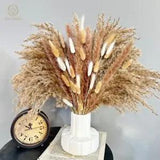 Dried Flowers Natural Fluffy Pampas Bouquet Wedding Decoration Table Boho Home