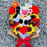 The Milky Way  - Cow crochet bouquet