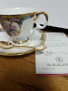 Lena Liu??s Flower Of The Month Teacup & Saucer - Carnations