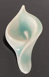 Pewabic Pottery Detroit Lily Flower Pin Brooch